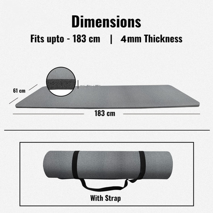 YOGA MAT - HIGHLY DENSE, TOUGH AND ANTI-SLIP